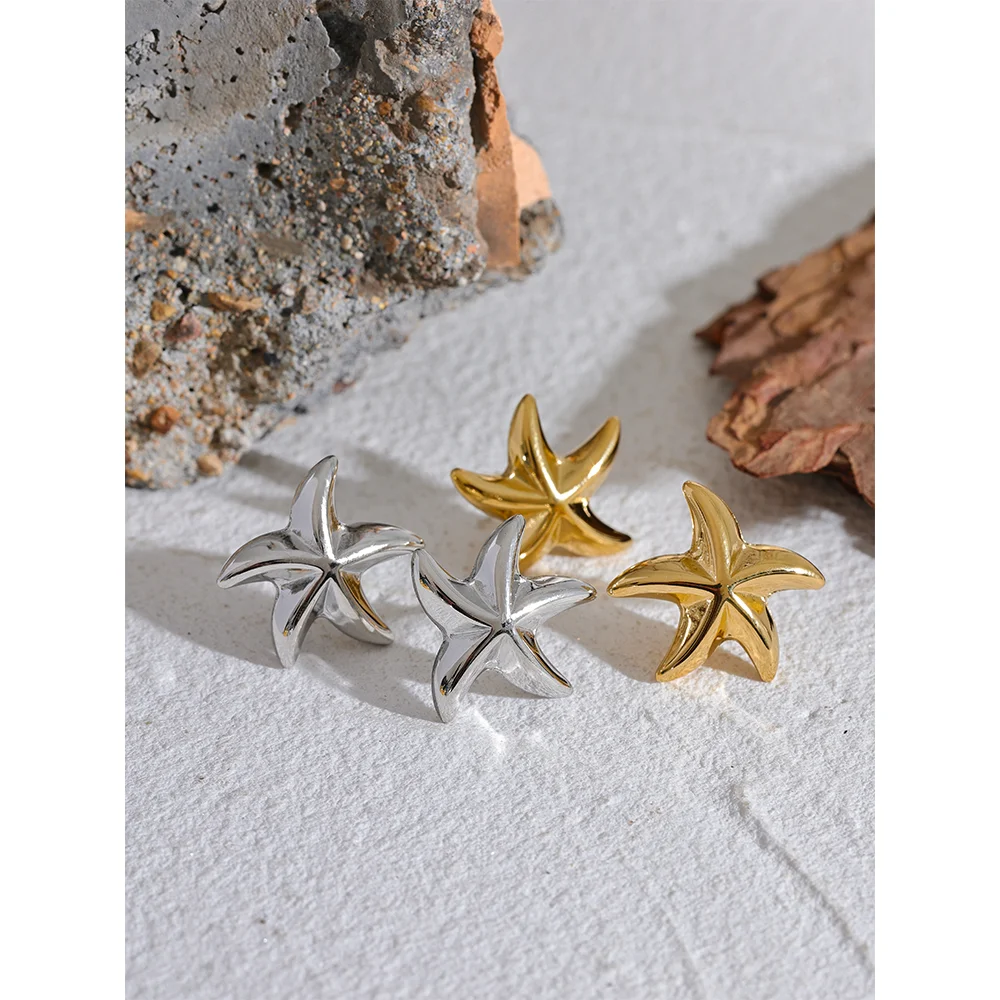 Pendientes pequeña Estrella de Mar DELUXE