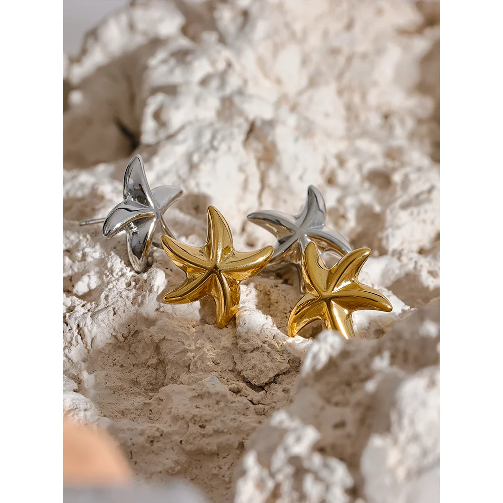 Pendientes pequeña Estrella de Mar DELUXE