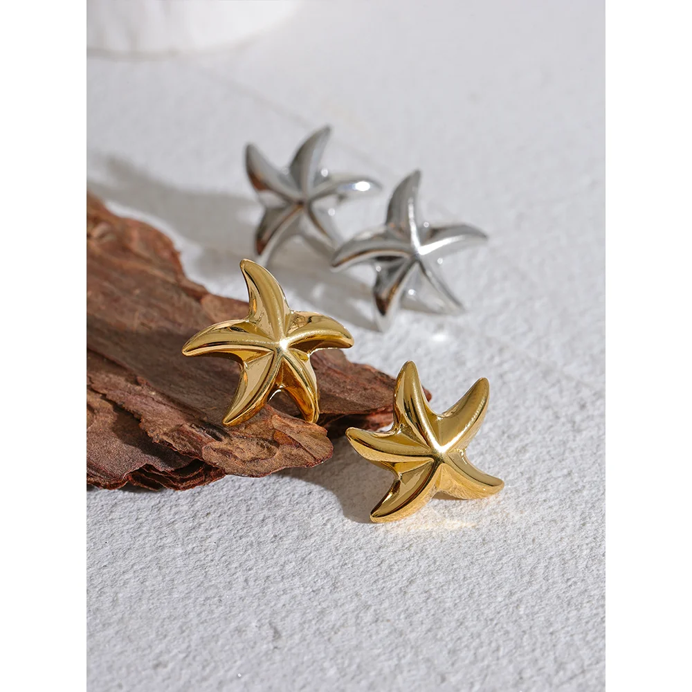 Pendientes pequeña Estrella de Mar DELUXE